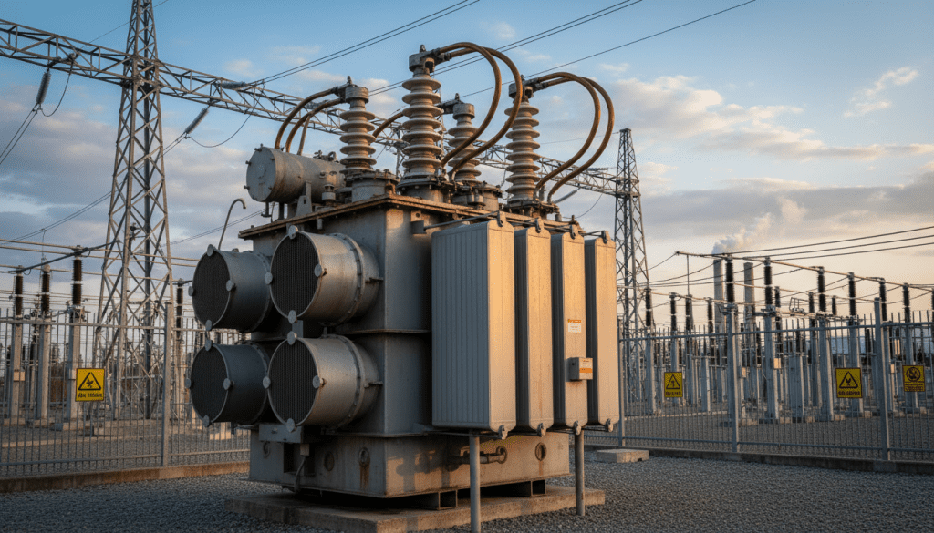 transformador elétrico industrial