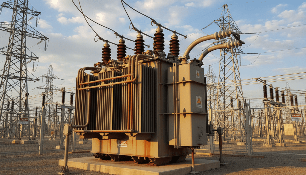 transformador elétrico industrial