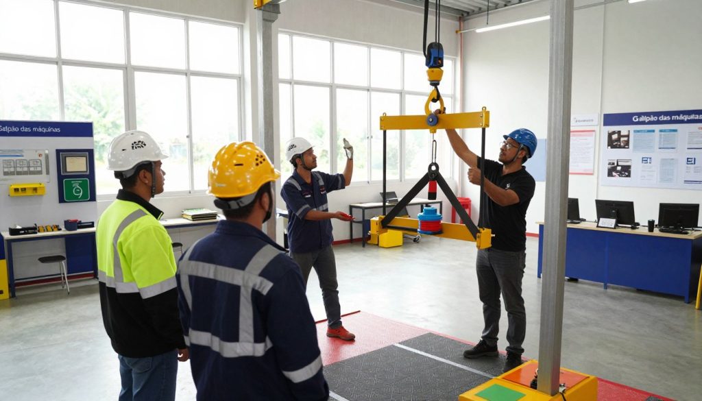 treinamento de operadores de talhas