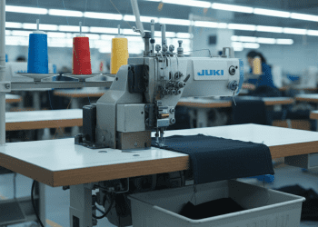 uso da máquina overlock industrial