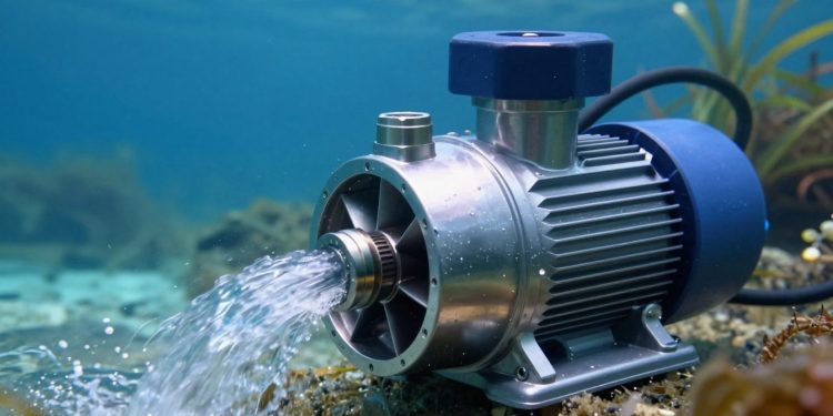 vazão da bomba submersa