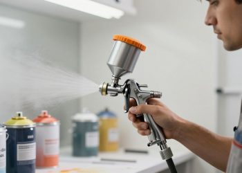 viscosidade da tinta na pintura por pulverização