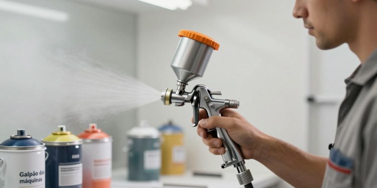 viscosidade da tinta na pintura por pulverização
