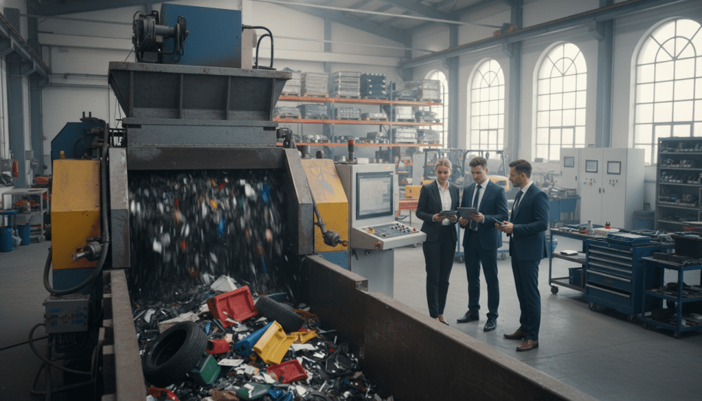 Aplicações industriais de shredders