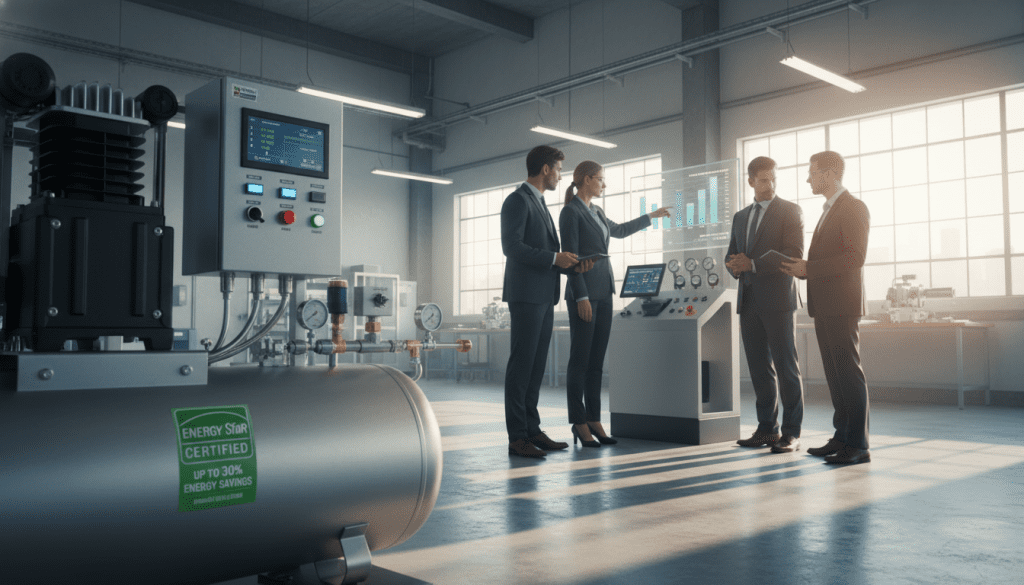 Eficiência energética em compressores de ar