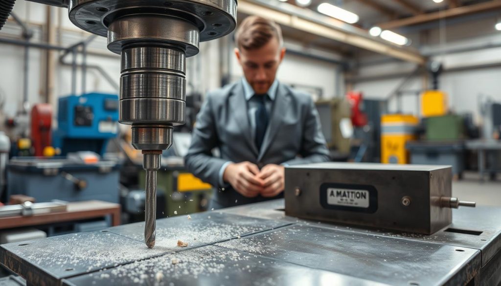 Eficiência operacional com furadeira industrial