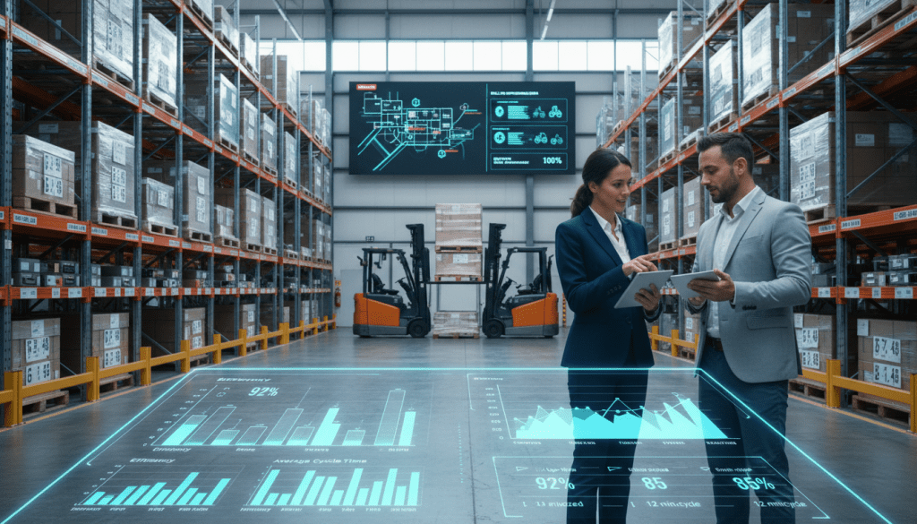 KPIs e métricas para empilhadeiras