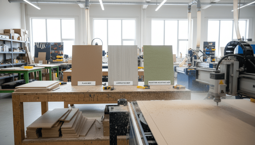 Tipos de MDF e comportamento em CNC