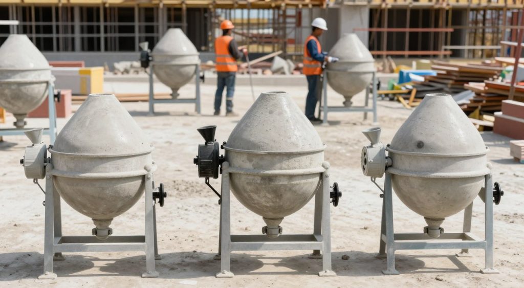 Tipos de betoneiras para construção civil