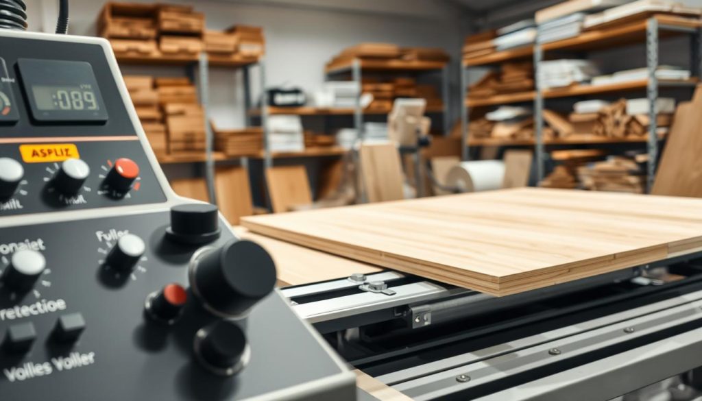 ajustes técnicos máquina de colagem de borda