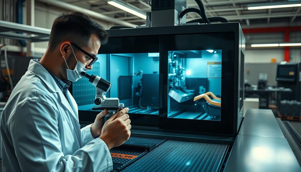 alinhamento óptico em máquina de corte a laser