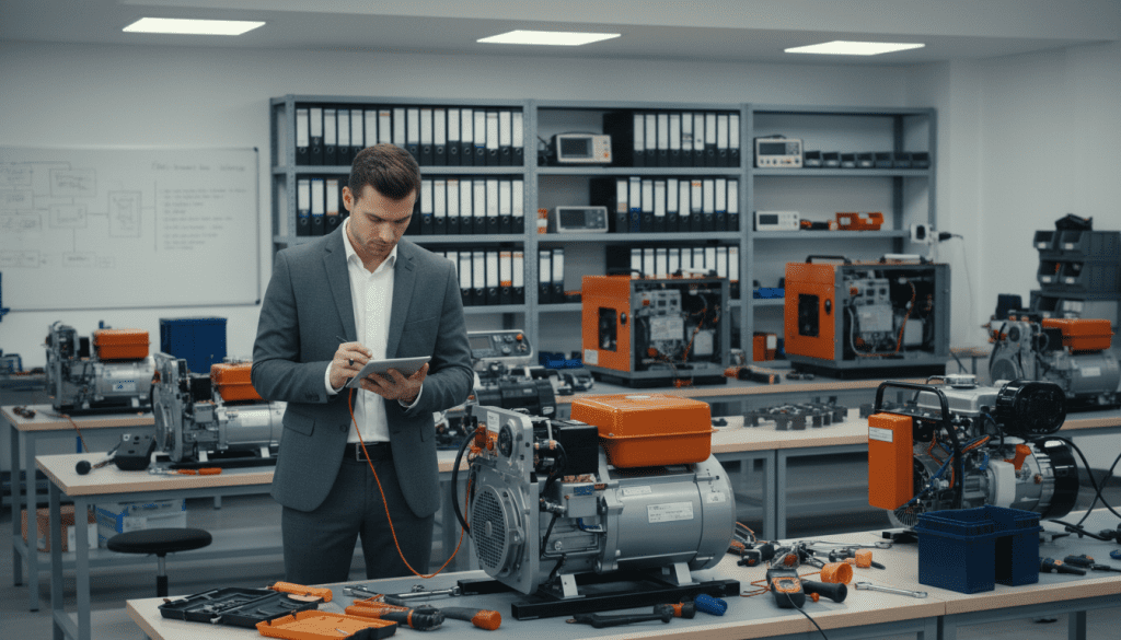 assistência técnica gerador de energia