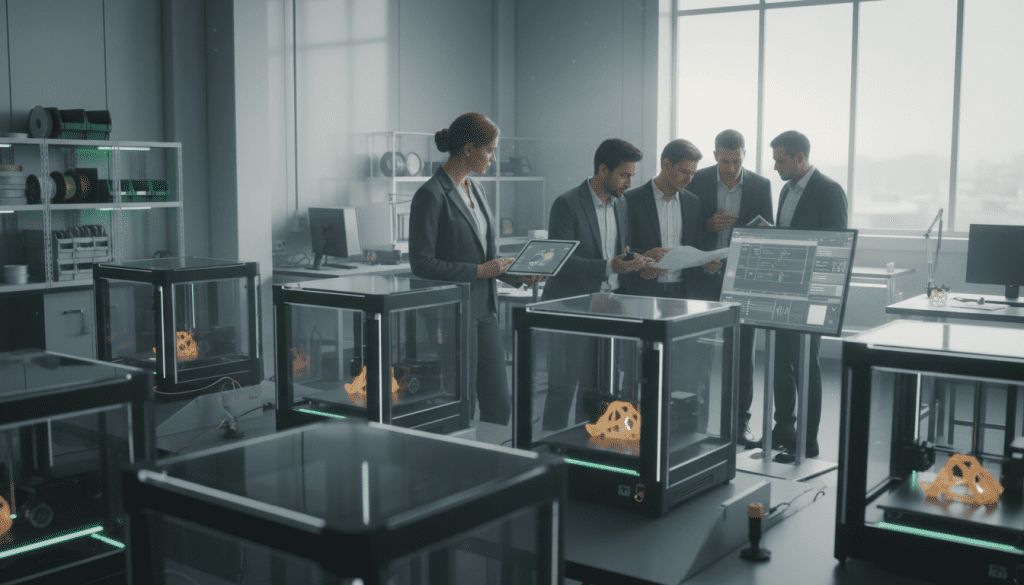 automação de produção com impressoras 3D