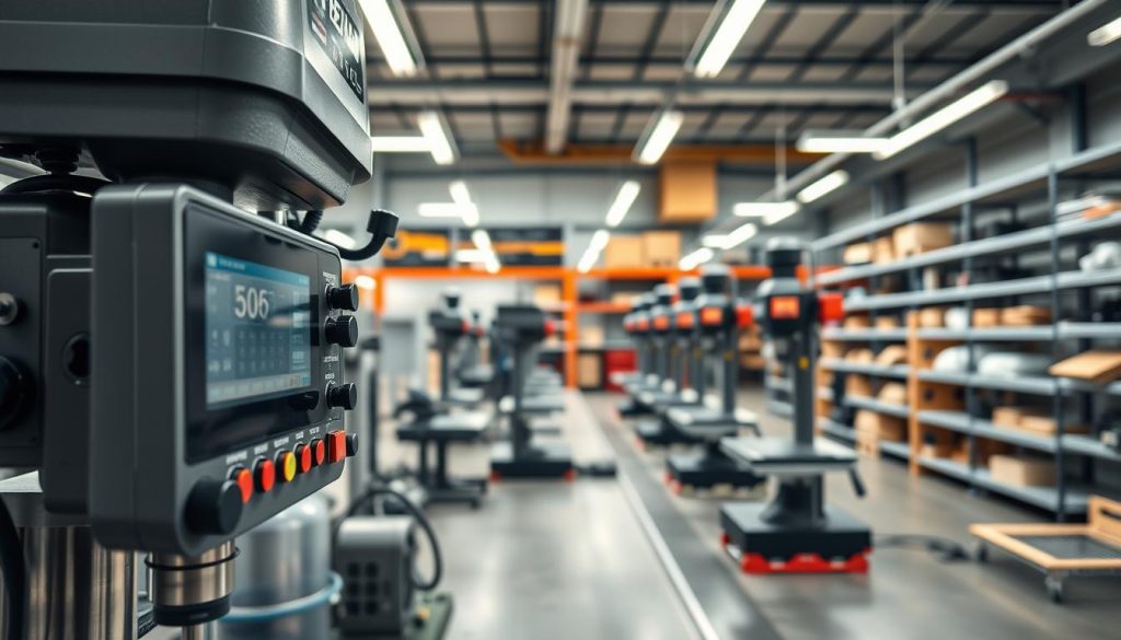 automatização de furadeiras de bancada