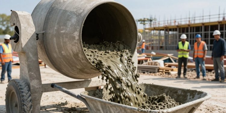betoneira e consistência do concreto