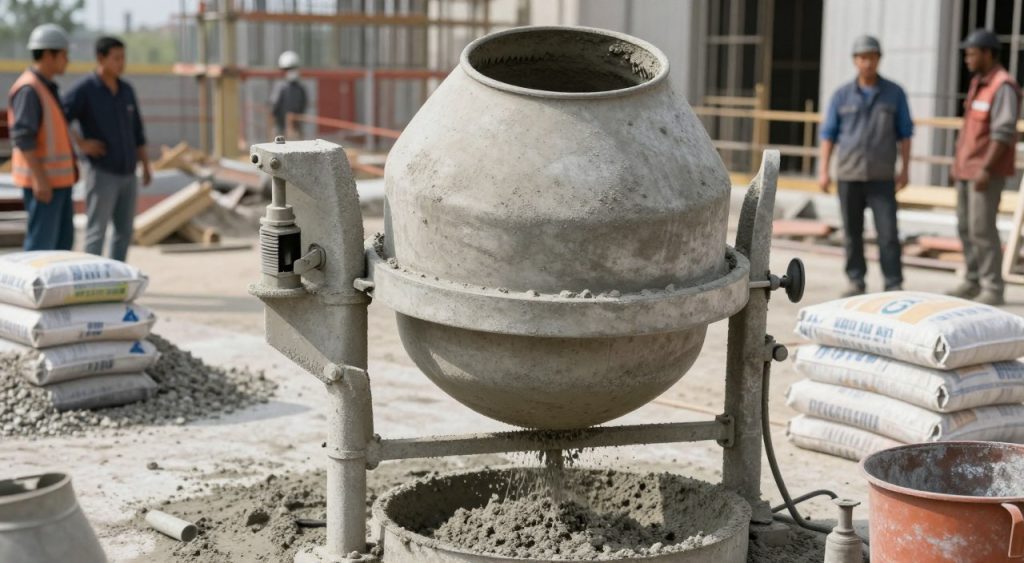 betoneira e qualidade do concreto