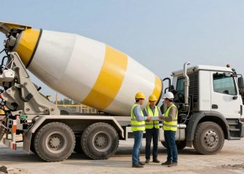 betoneira e troca de equipamento