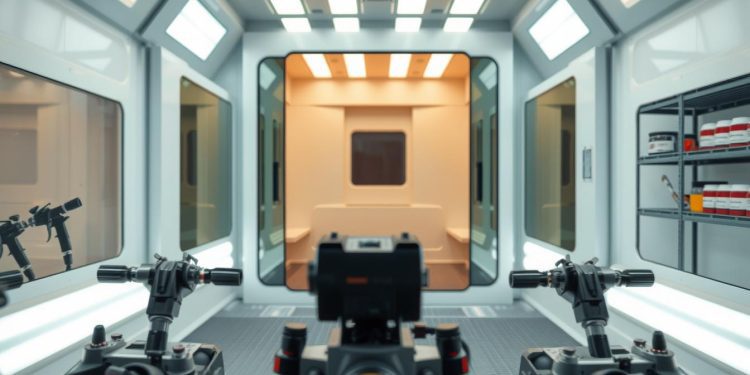 cabine de pintura e contaminação cruzada