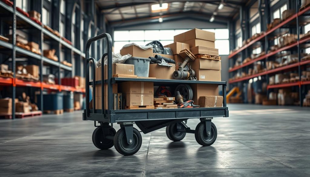 carrinho de transporte com capacidade de carga