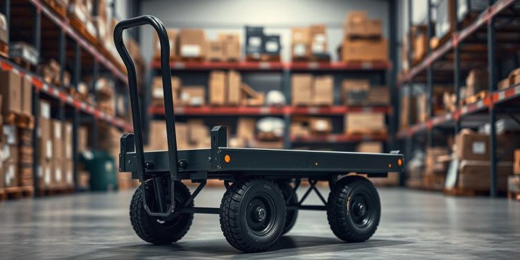 carrinho de transporte e aplicação correta