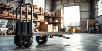 carrinho de transporte e capacidade real