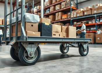 carrinho de transporte e produtividade