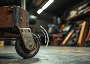 carrinho de transporte e ruído