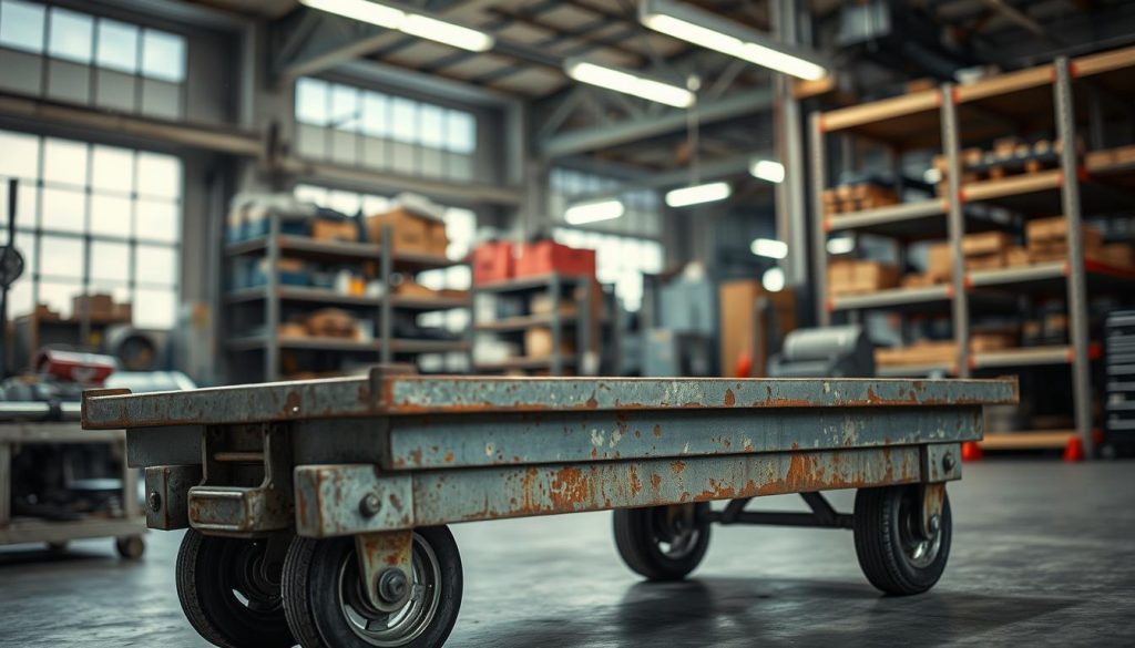 carrinho de transporte industrial