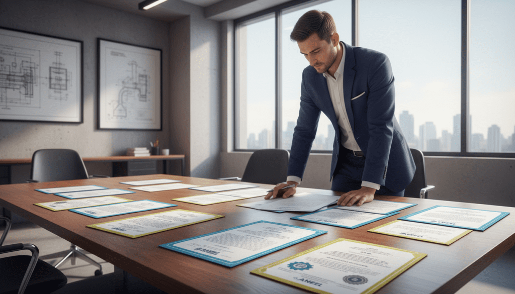 certificações de geradores