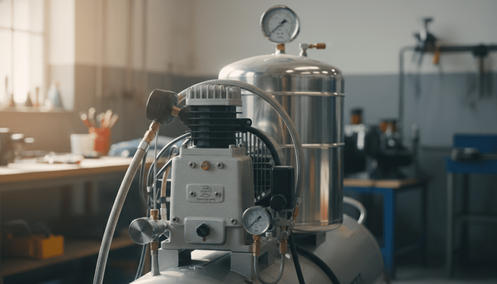 compressor de ar com reservatório