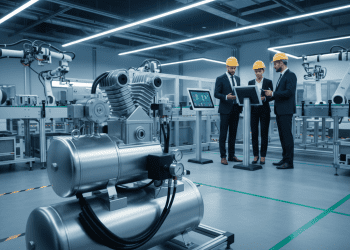 compressor de ar e automação