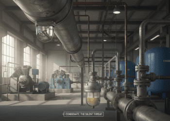 compressor de ar e condensado