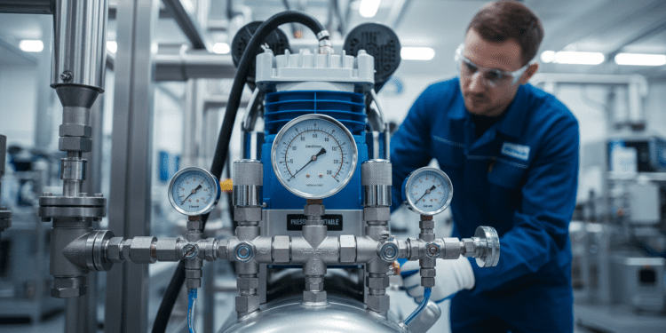 compressor de ar e estabilidade de pressão