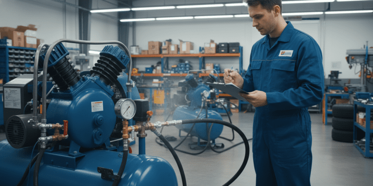compressor de ar e falhas intermitentes