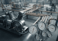 compressor de ar e quedas de pressão