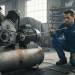 compressor de ar e ruído anormal