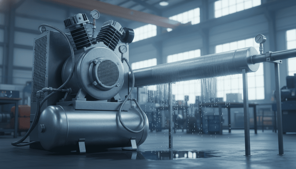 compressor de ar e umidade