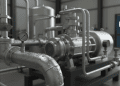 compressor de ar e umidade na linha