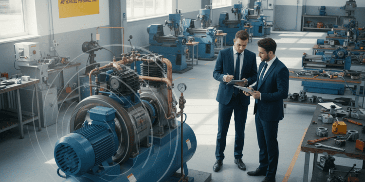 compressor de ar e vibração