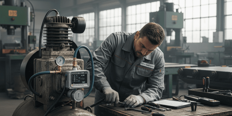 compressor usado e adaptação de processo