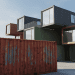 container e estrutura metálica