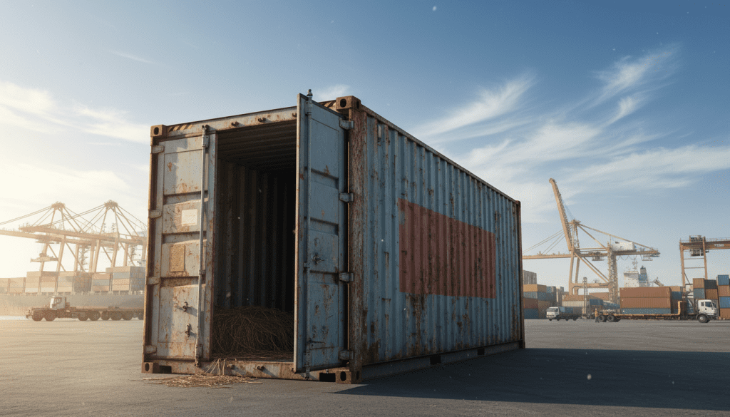 container marítimo usado