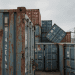 container usado e desgaste estrutural