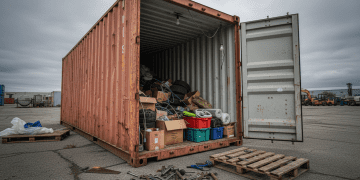 container usado e limitações práticas