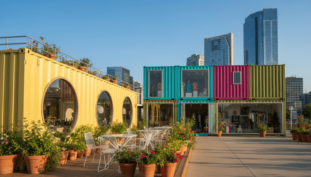 containers reaproveitados