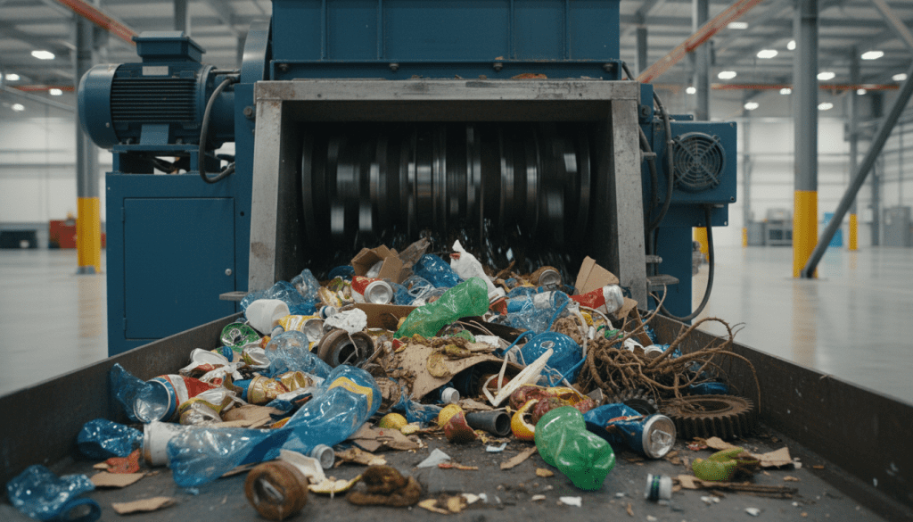 contaminantes em trituradores