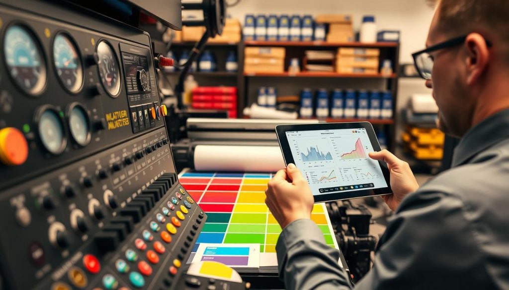 controle de cor em impressoras flexográficas