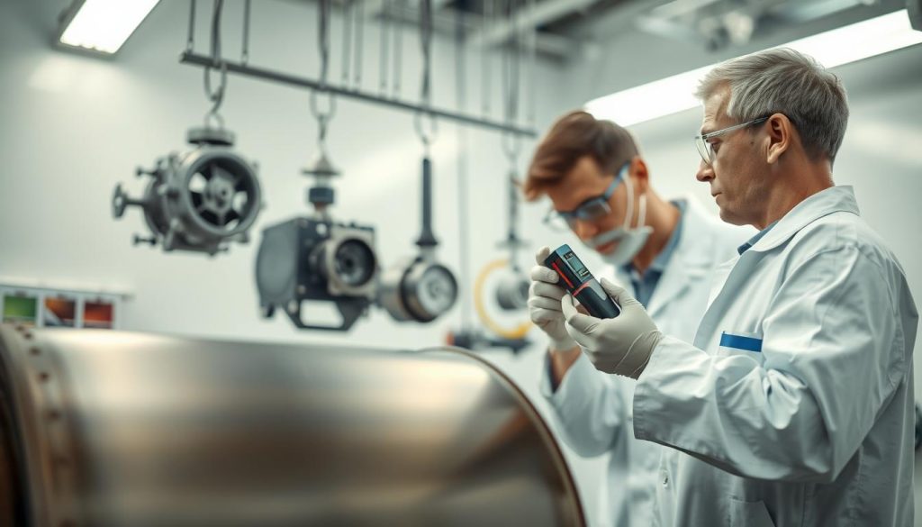 controle de qualidade em pintura industrial