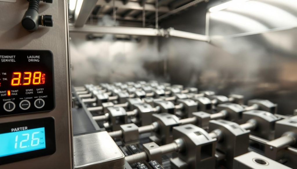 controle de temperatura na estufa