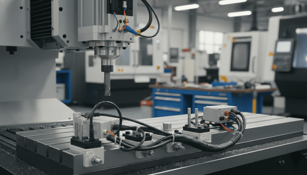 controle de vibração em router CNC